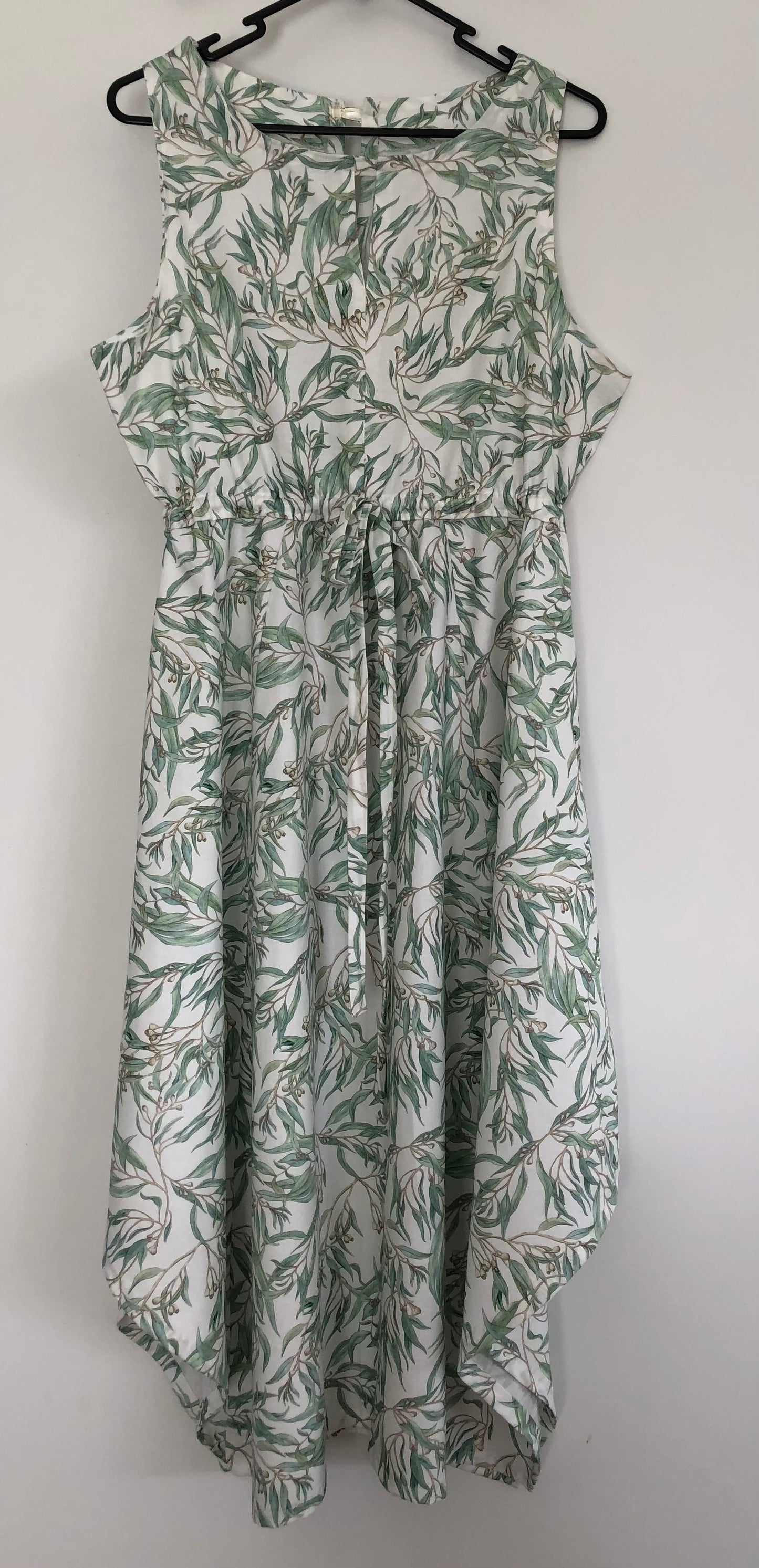 Ladies Dress in Eucalyptus Gum Print.. $149.95