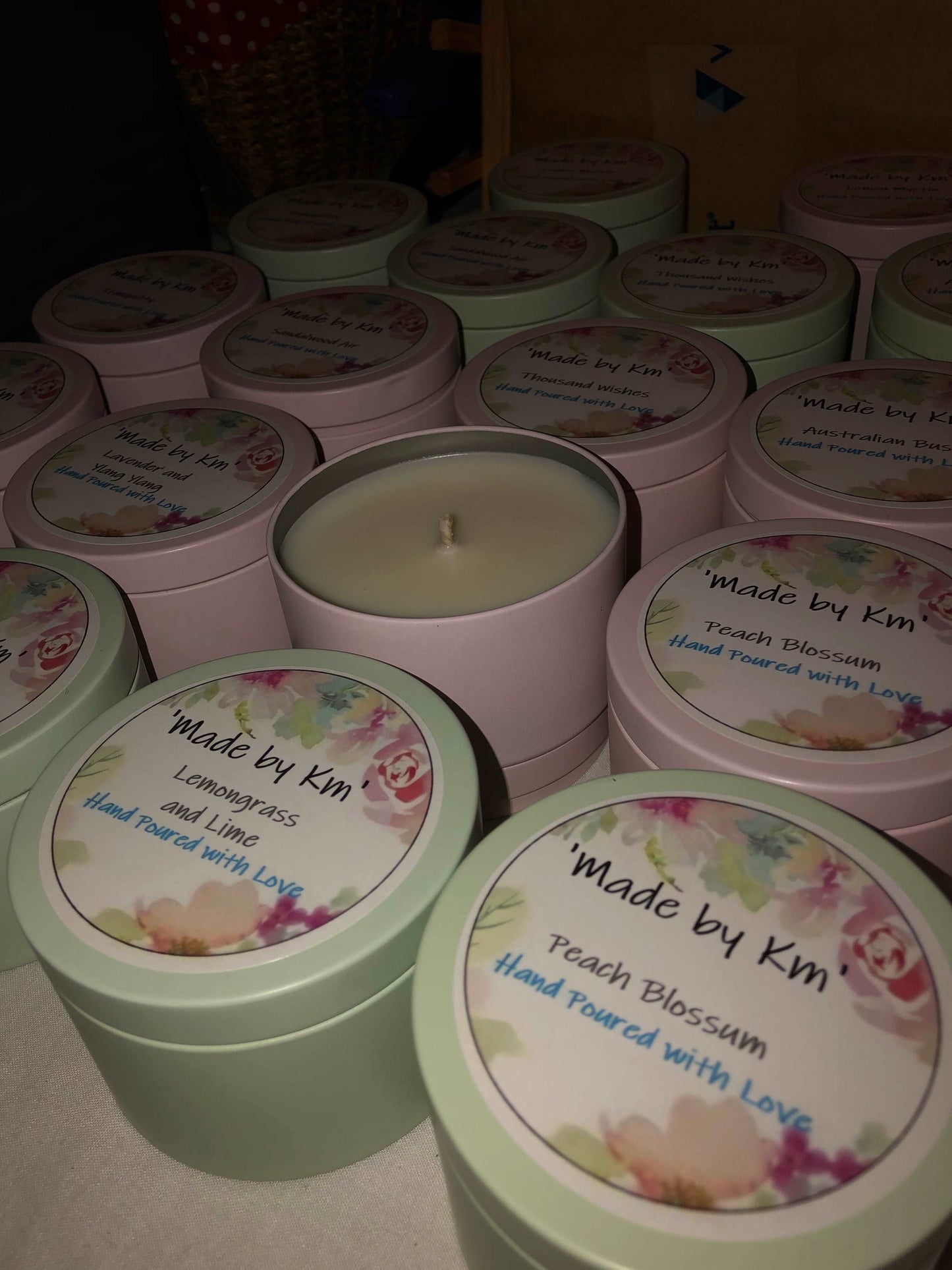 Pastel Candle Tins 250ml $24.95